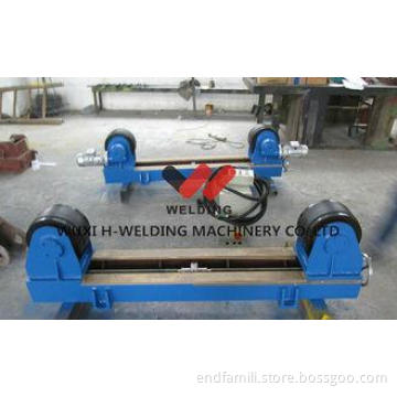 Loading 80T Welding Rotator With Pu Wheel For Pressure Vess